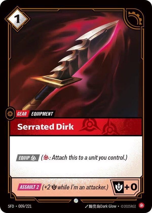 Serrated Dirk 009/221 RBC