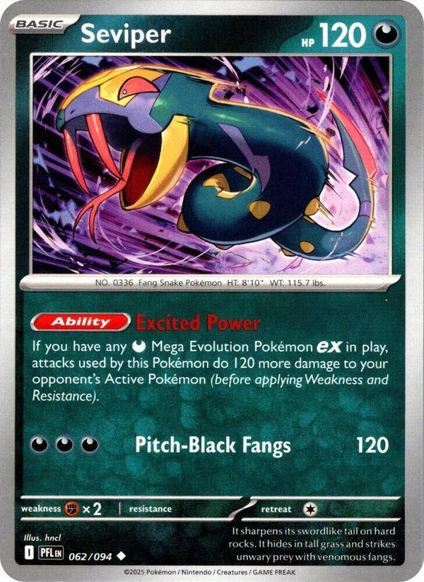 Seviper 062/094 PKMN
