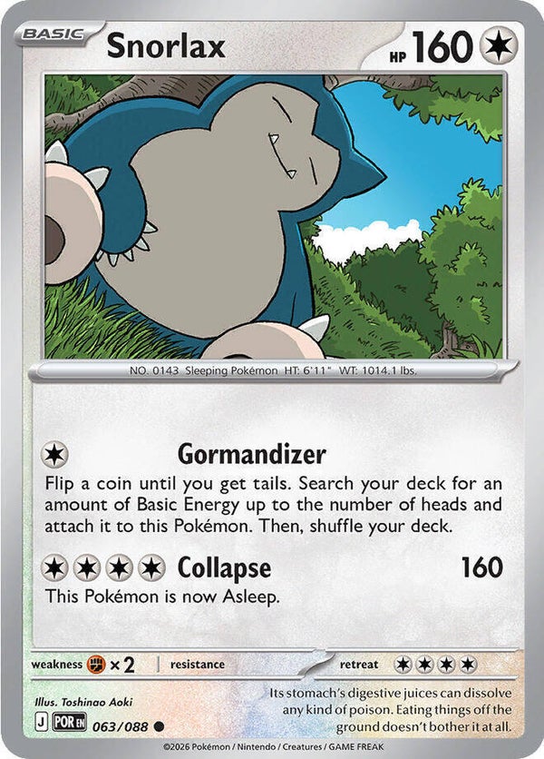 Snorlax 063/088 PKMN