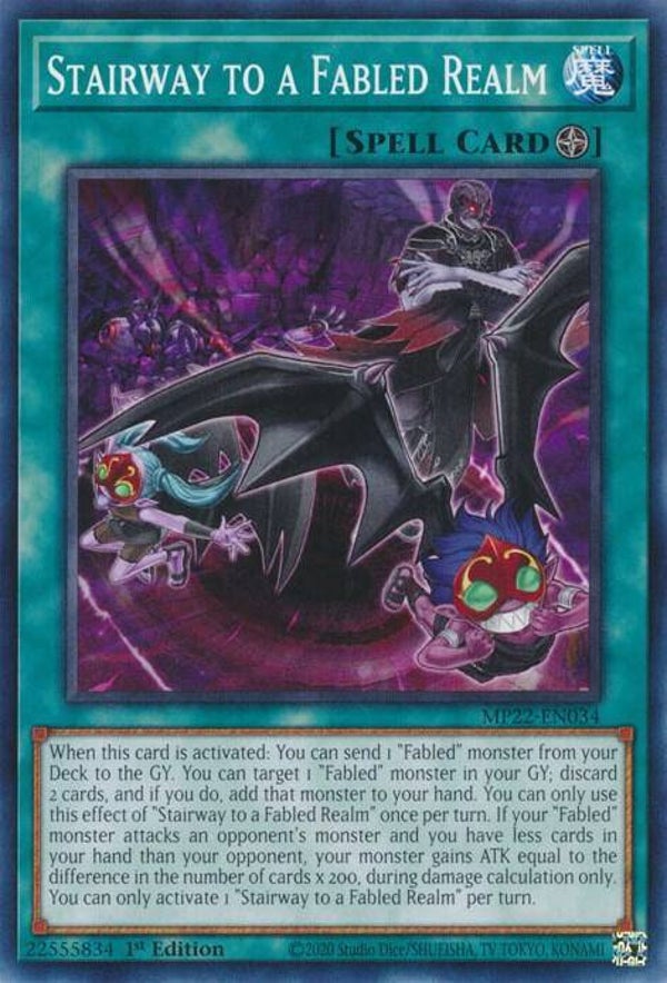Stairway to a Fabled Realm MP22-EN034 YGO