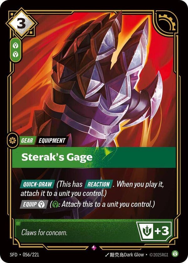 Sterak's Gage 056/221 RBC