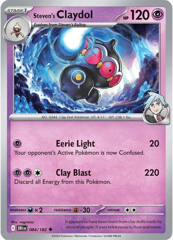 Steven's Claydol 084/182 PKMN