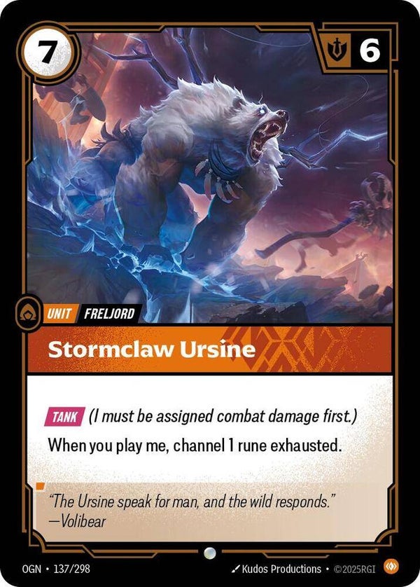 Stormclaw Ursine 137/298 RBC