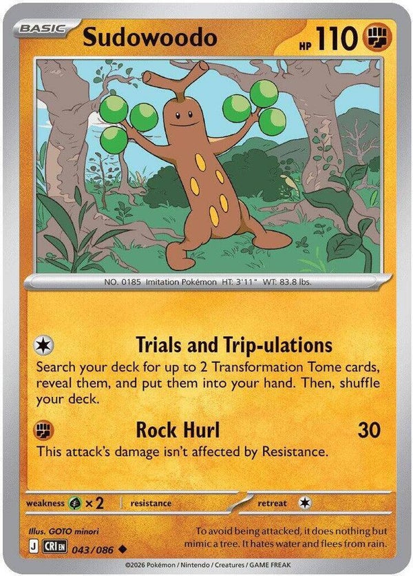 Sudowoodo 043/086 PKMN