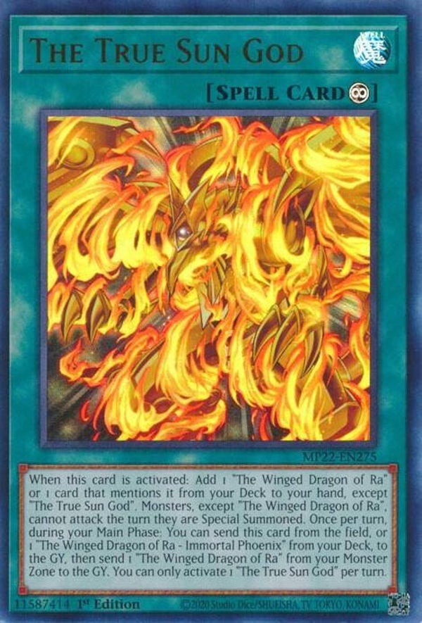 The True Sun God MP22-EN275 YGO