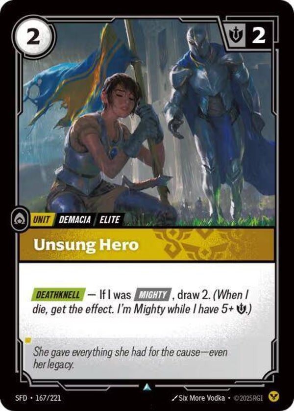 Unsung Hero 167/221 RBC
