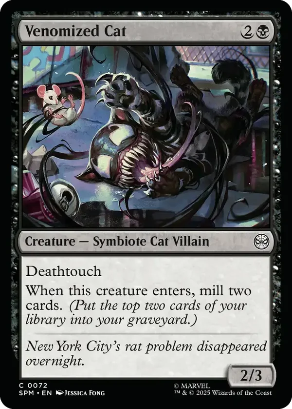 Venomized Cat 0072 MTG