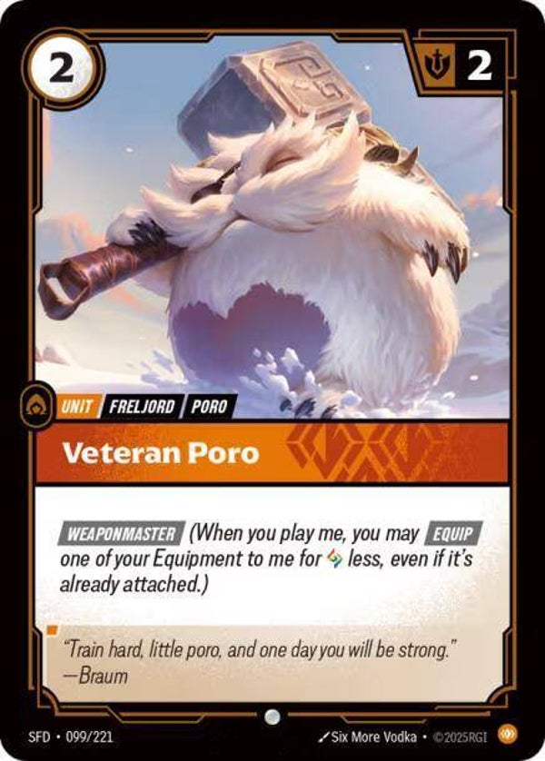 Veteran Poro 099/221 RBC