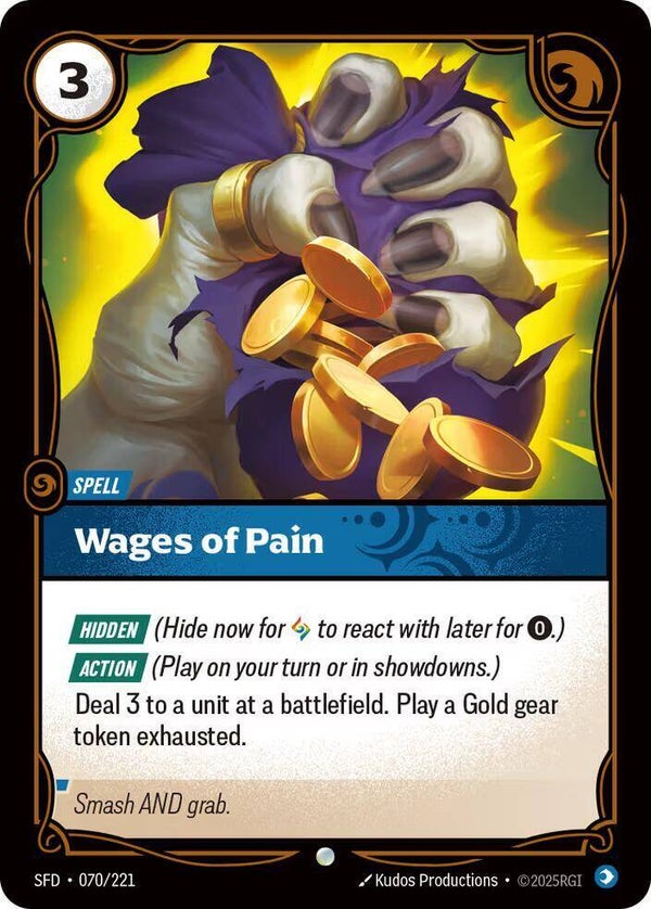 Wages of Pain 070/221 RBC