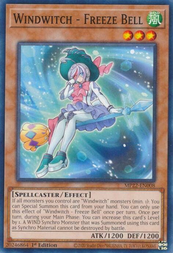 Windwitch - Freeze Bell MP22-EN008 YGO