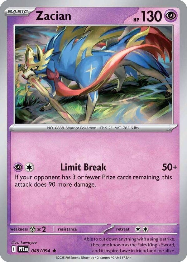 Zacian 045/094 (Holo) PKMN