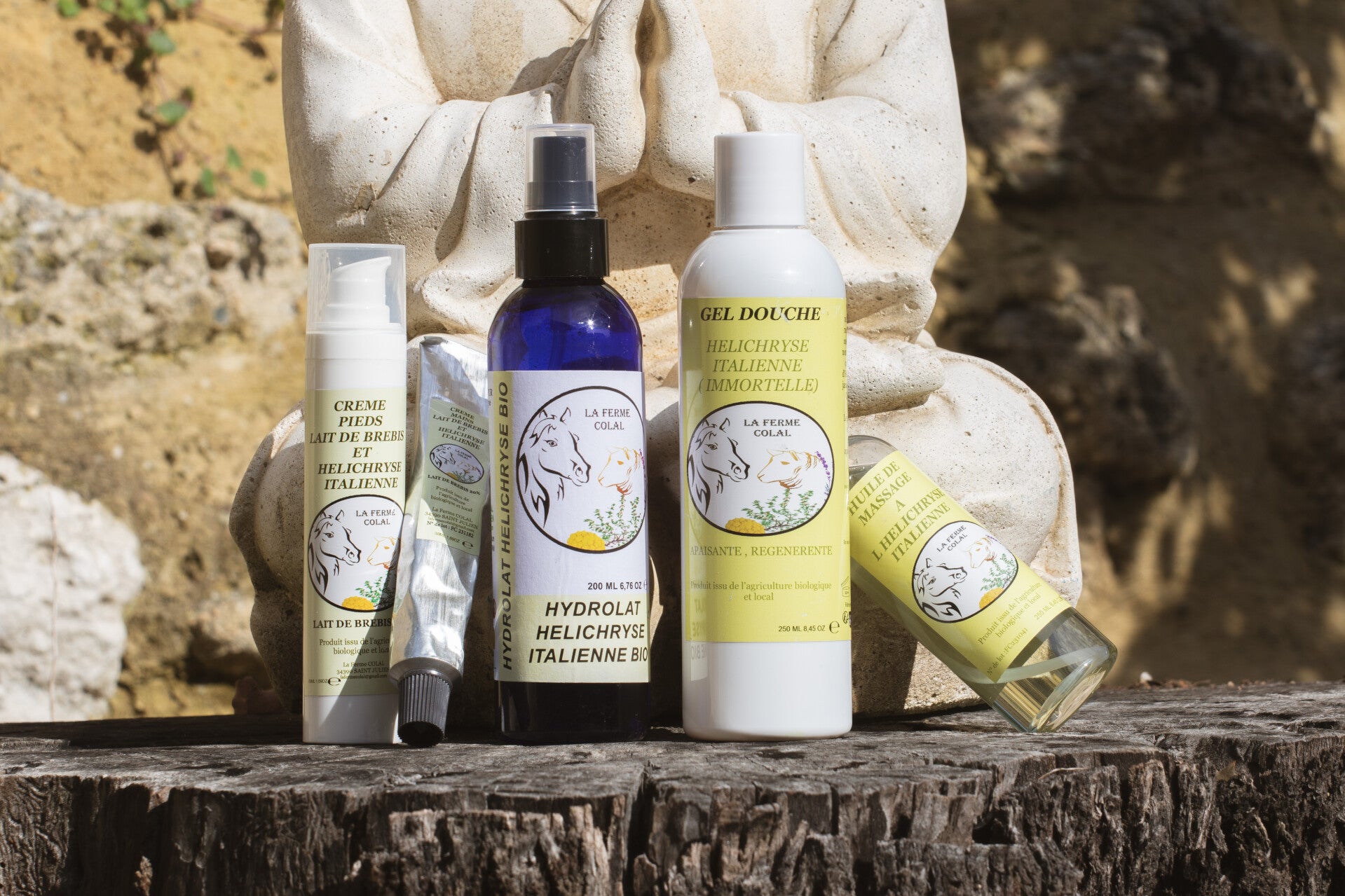 gel douche helichryse italienne bio et lait de brebis bio