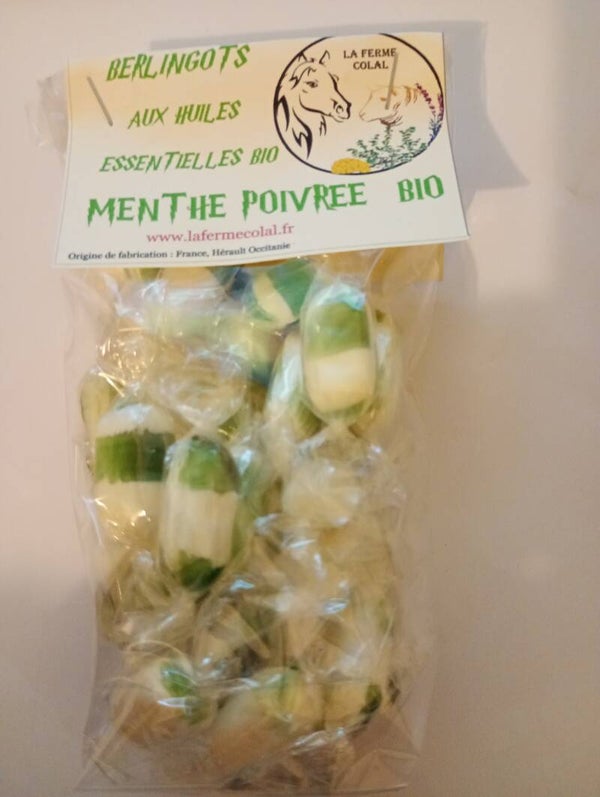 berlingots menthe poivrée bio