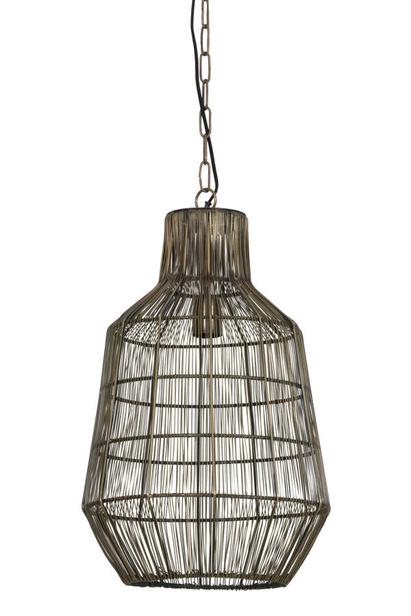 Hanglamp Ø34x55 cm HAISEY antiek brons