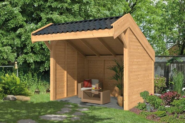 Lariks Douglas Kapschuur Enter met zwarte wanden DHZ bouw 350x340cm