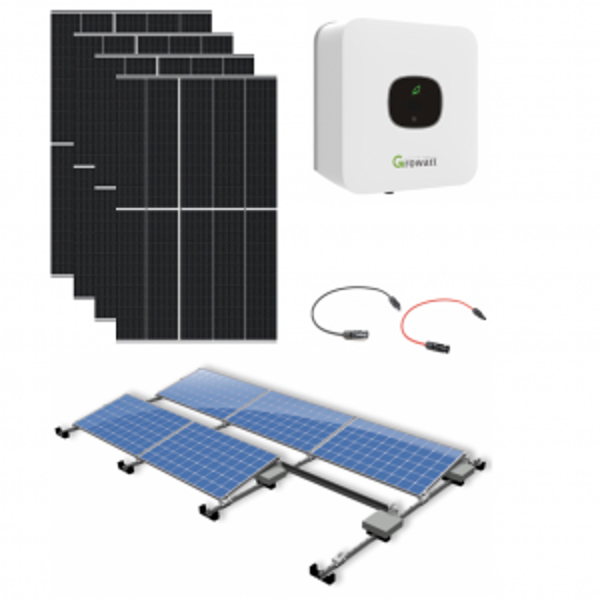 Zonnepanelen pakket voor platdak en schuin dak