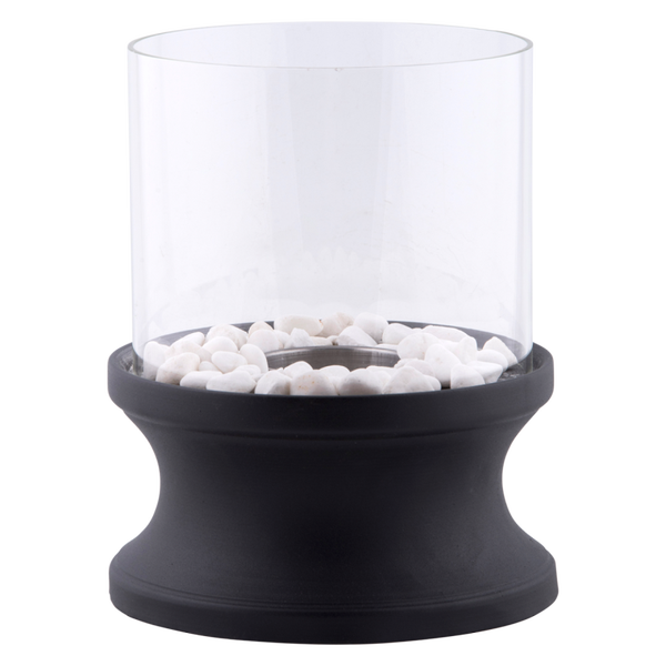 Concave bioethanol haard