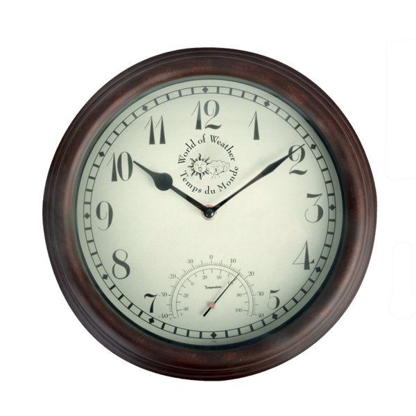 Buitenklok kunststof