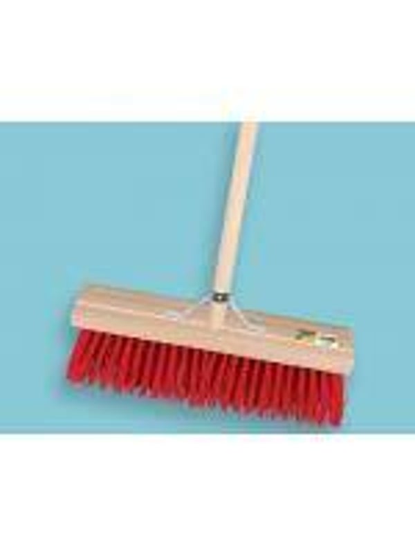 Solide straatbezem rode PPN