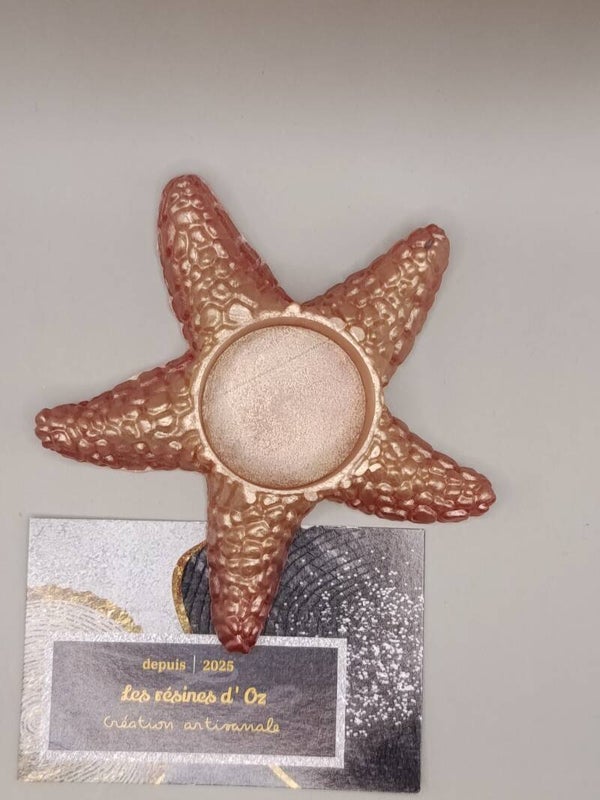 Bougeoir étoile de mer
