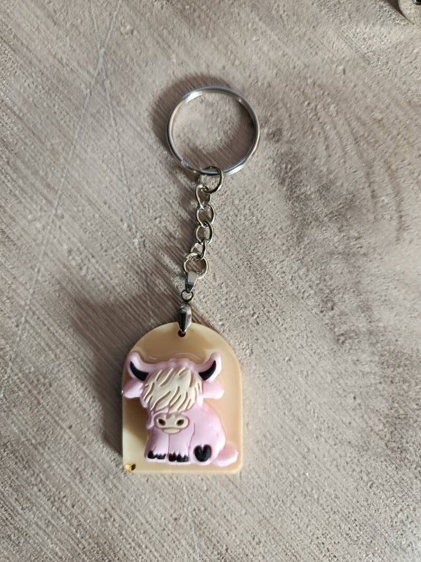 Porte clé vache