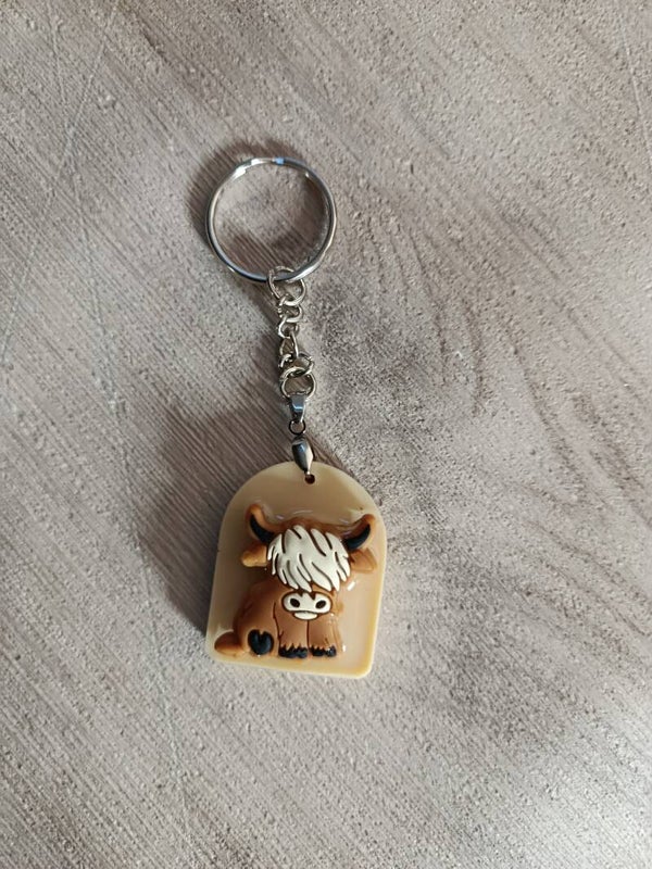 Porte clé vache