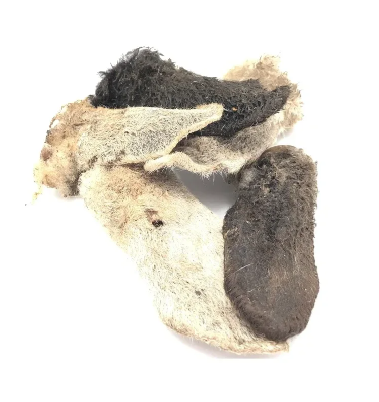Lammöron med päls 150g