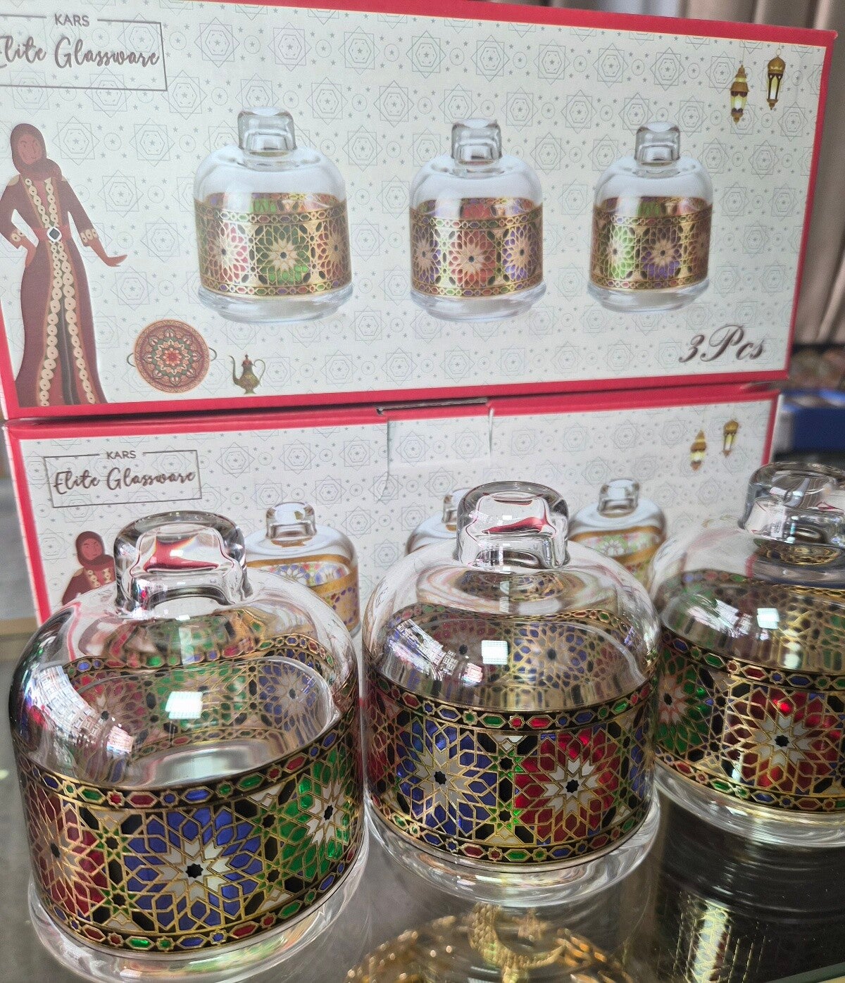 Ensemble de 3 Petits Tajines Marocains Jilij Colorés – Décoration et Service Oriental