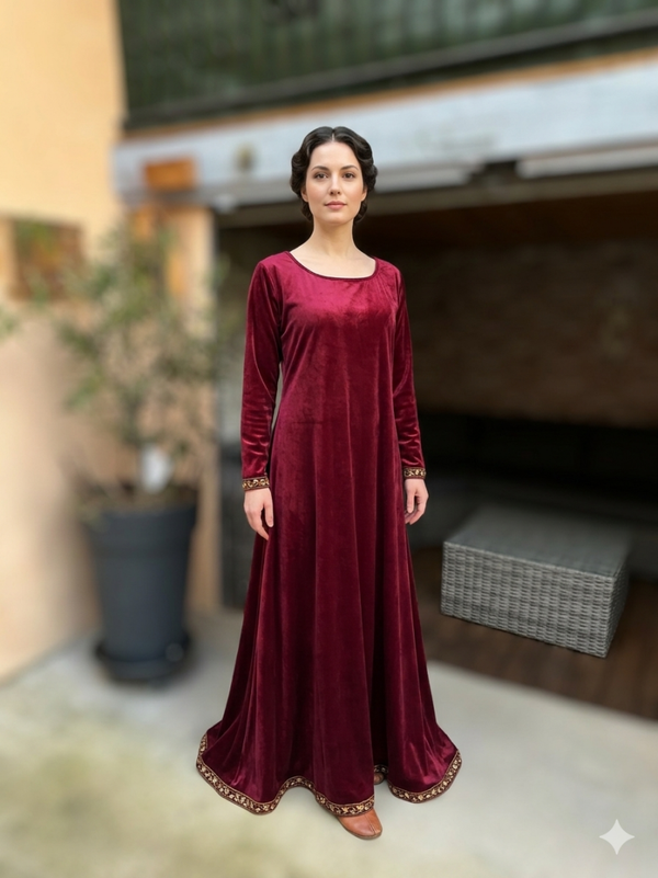 Robe médiévale “Dame d’Ambreval”