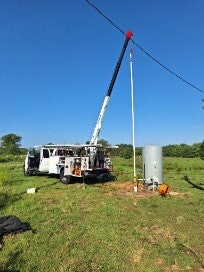 Replaced a 2hp submersible pump in Sandy  Hook, Mississippi.