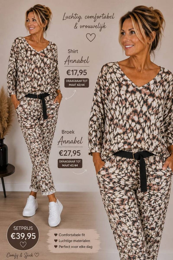 Shirt "Annabel", Broek "Annabel"