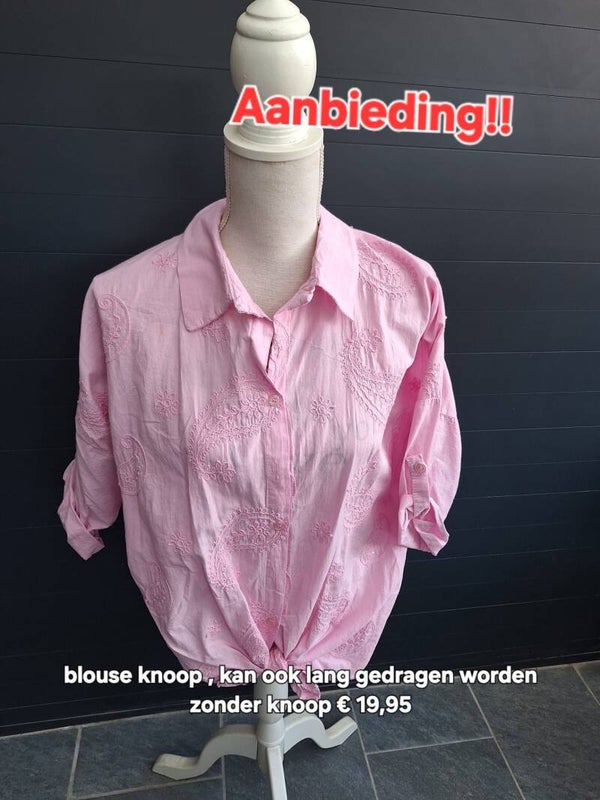 blouse knoop