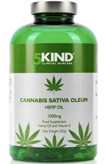5Kind Cannabis Sativa Seed Oil 1000mg Softgels