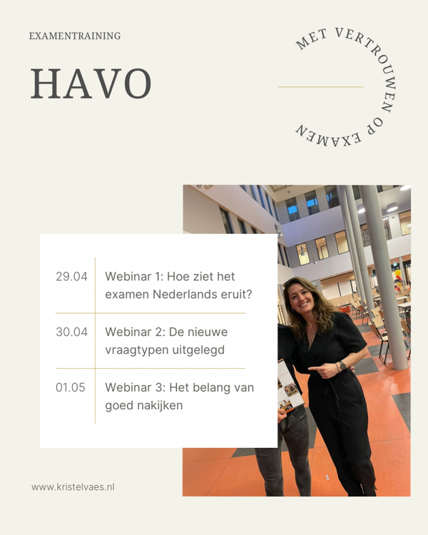 Examentraining havo