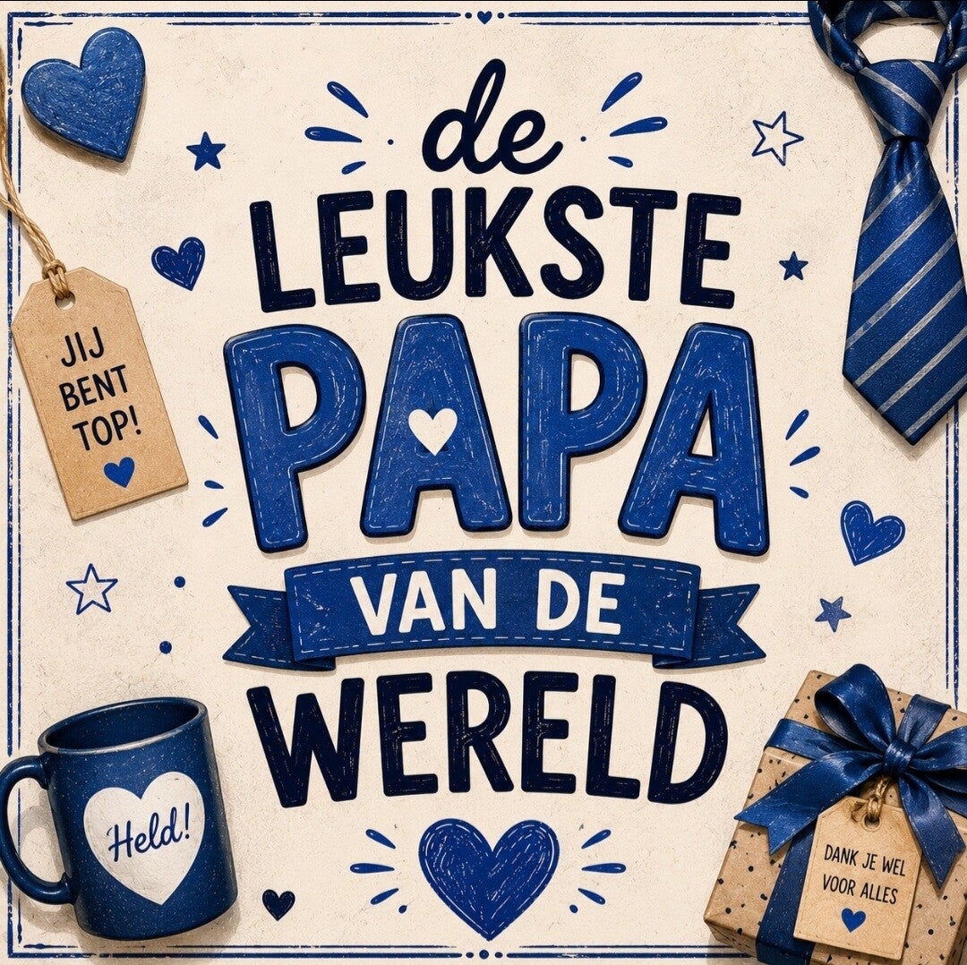 Tegeltje vaderdag papa
