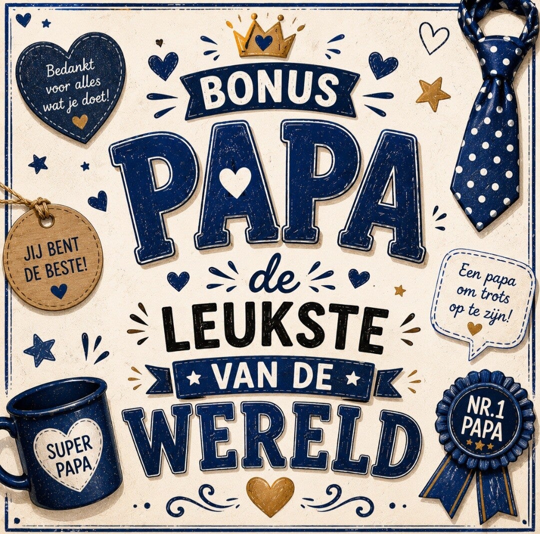 Tegeltje bonus papa
