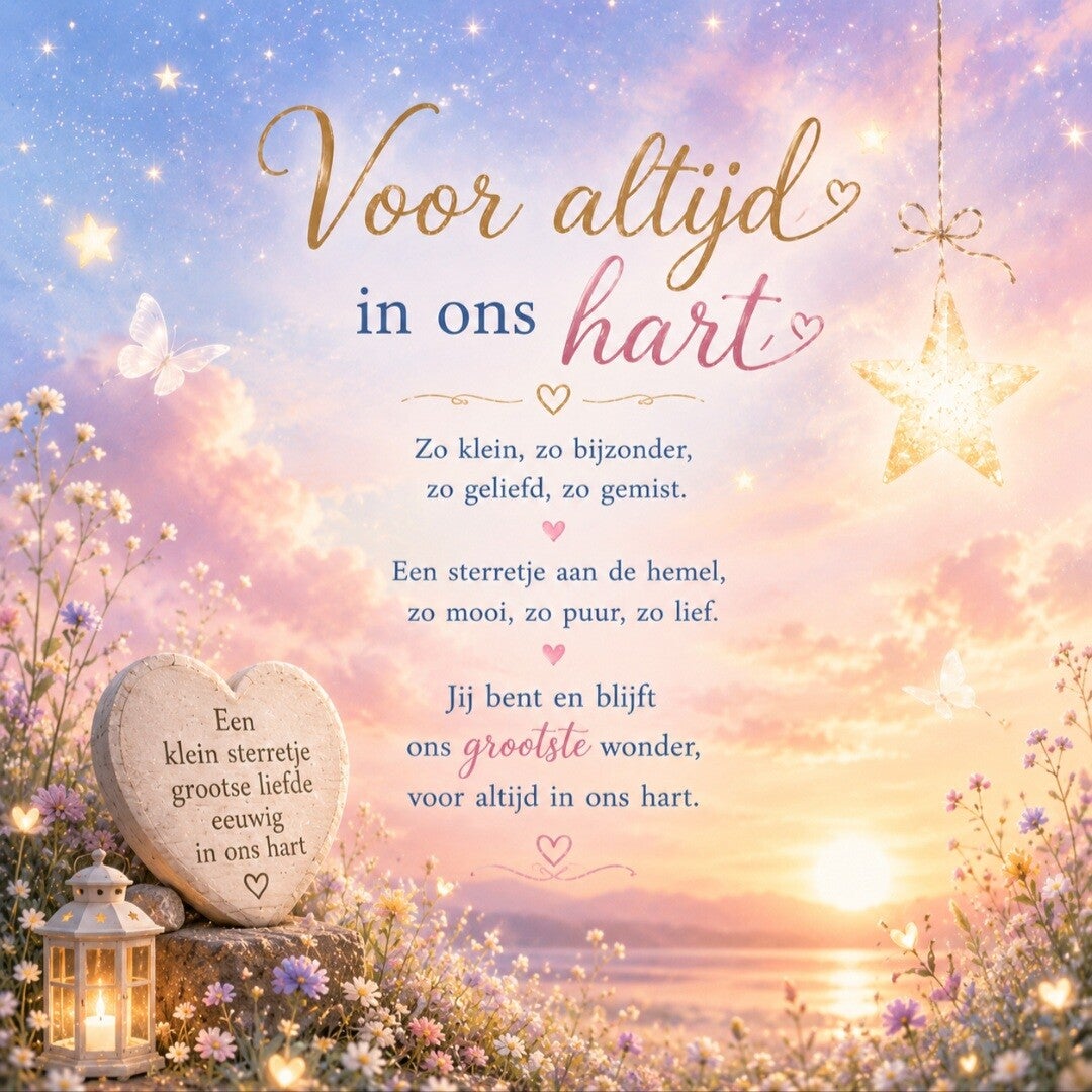 Tegeltje sterrekindje