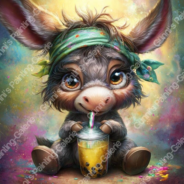 Bubble-Tea-Eselchen by Sweet_Loco_AI