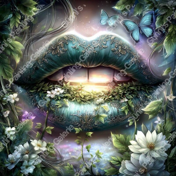 Die Lippen der Naturgöttin by Sweet_Loco_AI