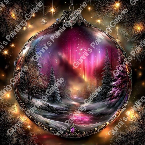 Wintermärchen im Glas by Andy‘s_AI_Art