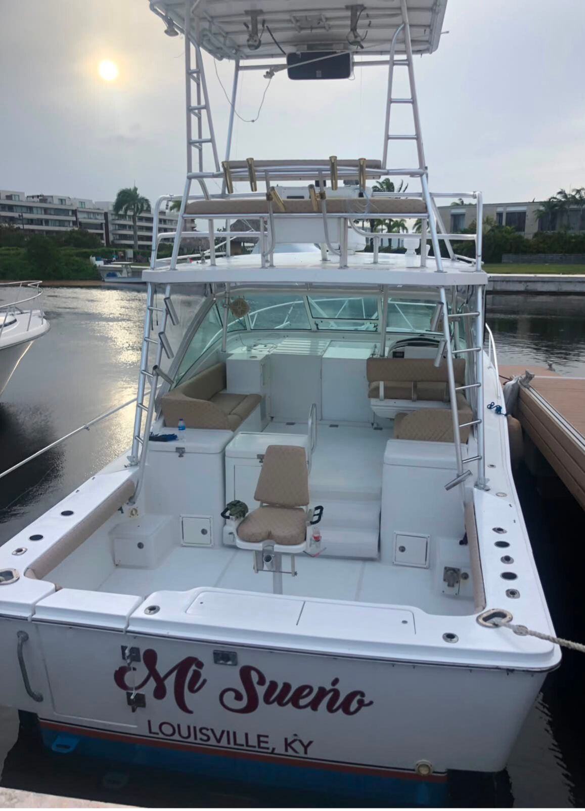 Mi Sueño private deep sea fishing boat in Punta Cana