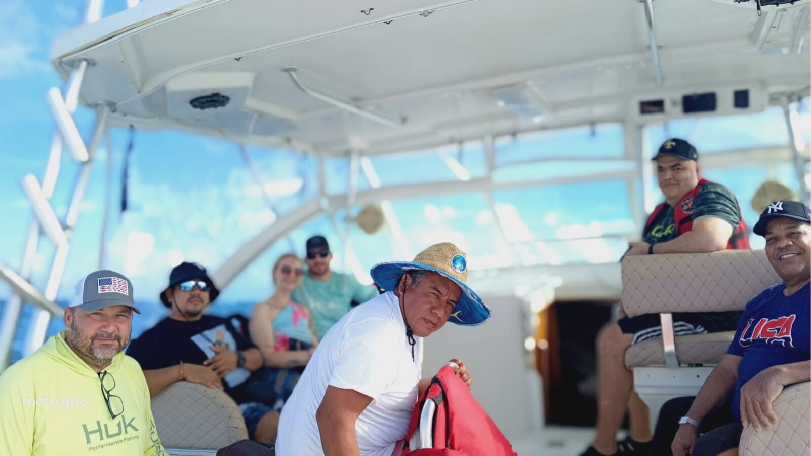 Onboard Mi Sueño private fishing charter in Punta Cana