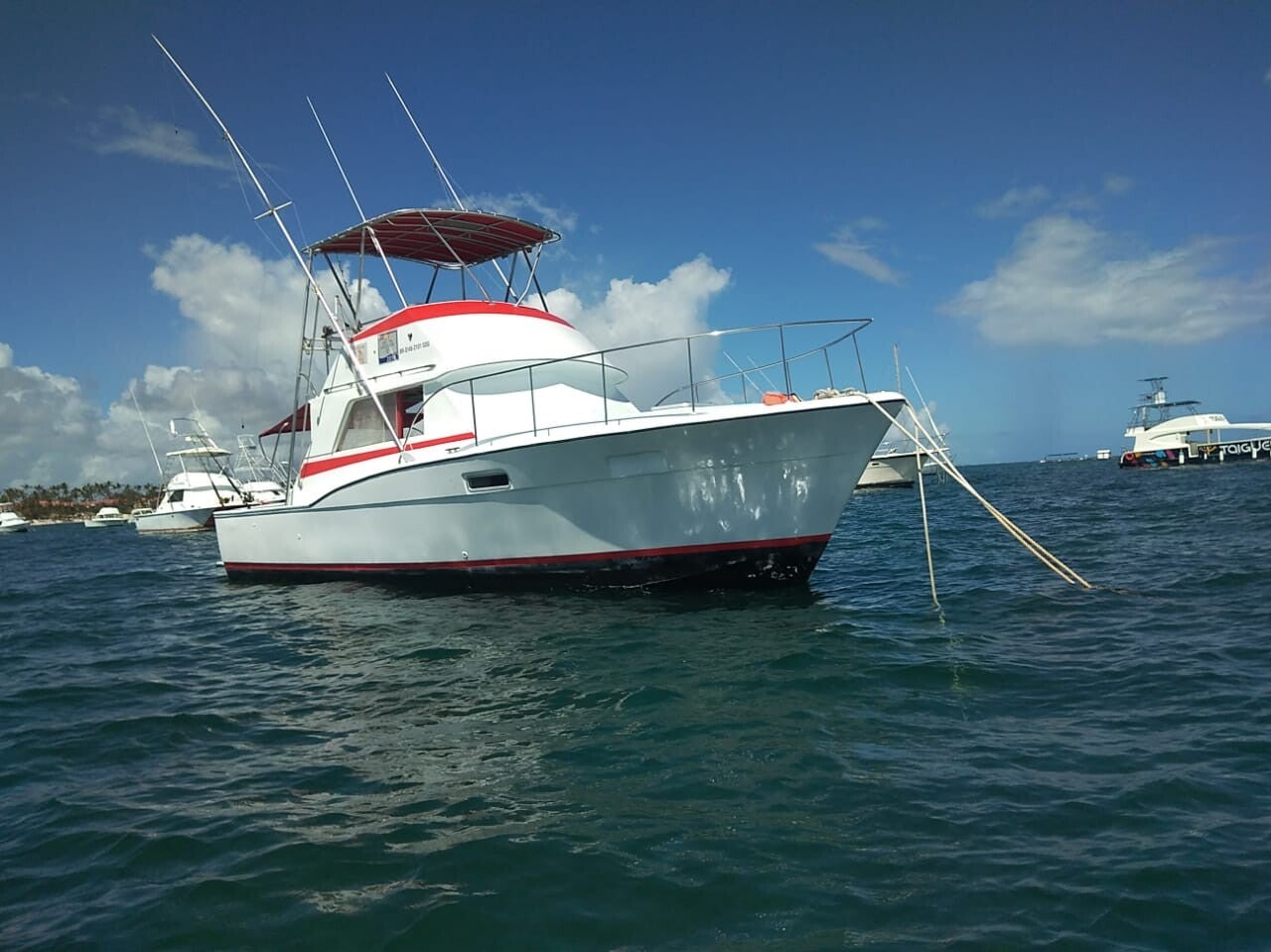 Sarabel fishing boat for fishing charters in Punta Cana