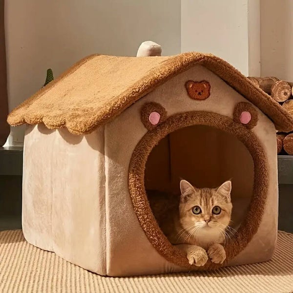 Afneembaar Wasbaar Kattenhuis Puppy maat L