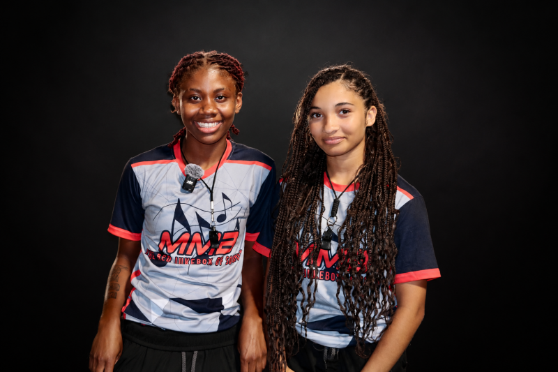 Drum Majors: Sydney and Arianna