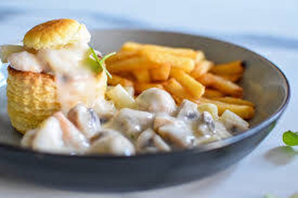 Vol-au-vent + friet