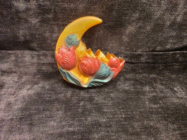 Tulips Blooming in Moonlight