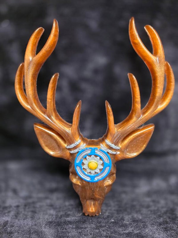 Mandala on Stag's head