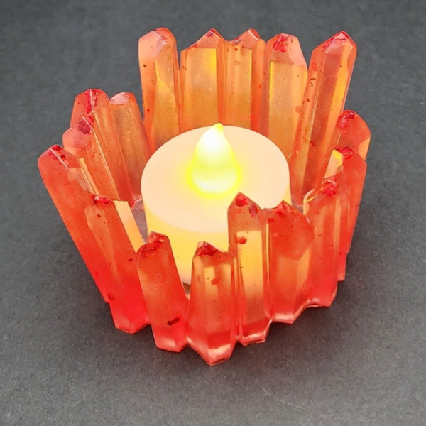 Ethically Sourced Crystal "candle" holders