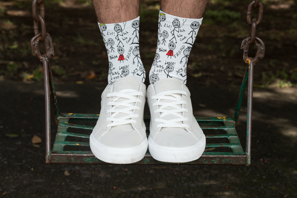 SideSocks - Strichmännli-Gang